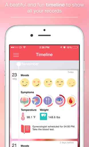 Cycle Reminder - Period Calendar and Fertility & Ovulation tracker 4