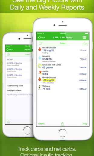 Diabetes and Blood Glucose Tracker by MyNetDiary 3