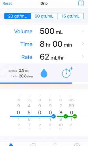 Drip Infusion - IV Drip Rate Calculator & Timer 1