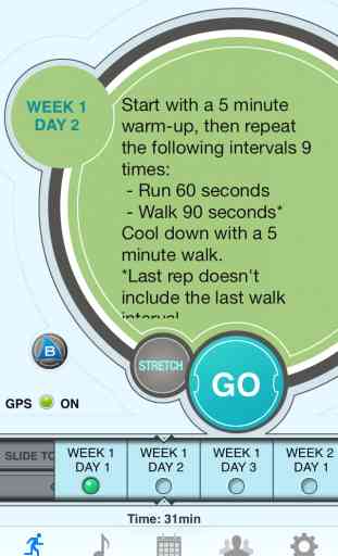 Ease into 5K: run walk interval training program 2