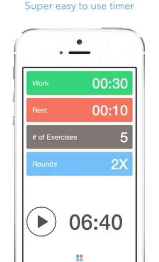 Fit Timer - HIIT Workout Timer & Tabata Exercise Watch, Free 1