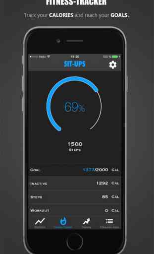 Fitbounds Sit-Ups Fitness-Tracker & Workout plan 1