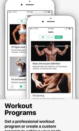 Fitmeup - workout tracker, exercise & fitness app 1