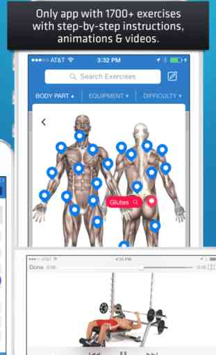 Fitness Buddy+ Gym Workout Exercise, Home Trainer 2