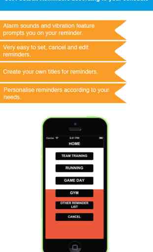 Football Reminder App - Timetable Activity Schedule Reminders-Sport 4