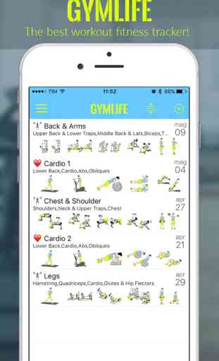 Gym Life - Workout Schedule & My Fitness Planner 1