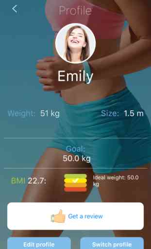 Ideal Weight: monitor your weight / diet 4
