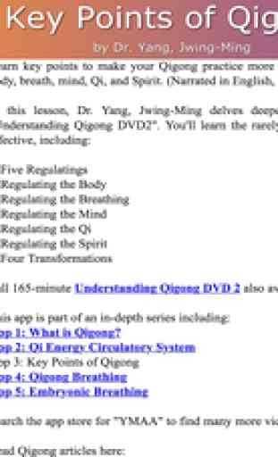Key Points of Qigong 2
