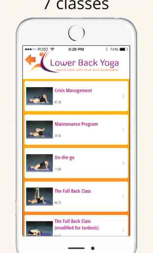 Lower Back Yoga - 7 Classes 1