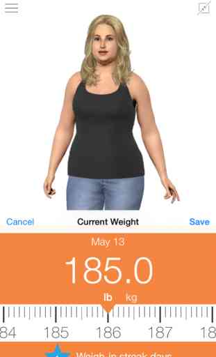 Model My Diet - Women - Weight Loss Motivation with Virtual Model Simulation 2