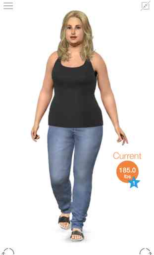 Model My Diet - Women - Weight Loss Motivation with Virtual Model Simulation 3