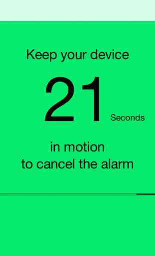 Motion Alarm Clock - Keep your device in motion to cancel the alarm 1