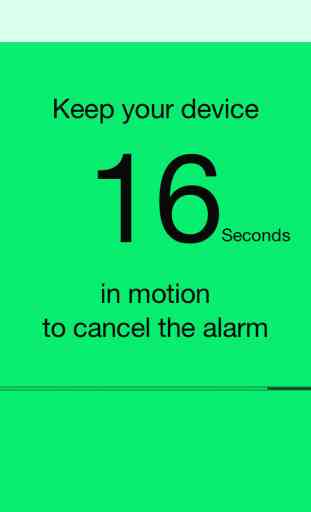 Motion Alarm Clock - Keep your device in motion to cancel the alarm 2
