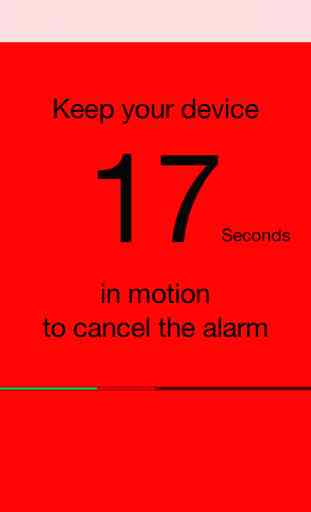Motion Alarm Clock - Keep your device in motion to cancel the alarm 3