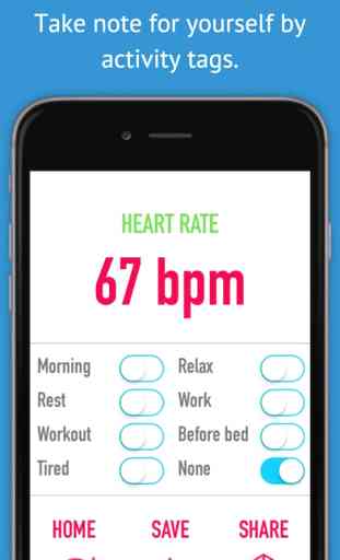 My Heart Rate Monitor & Pulse Rate - Activity Log for Cardiograph, Pulso, and Health Monitor 3