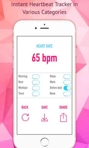 My Pulse Rate Measurement Pro - Instant Heart Palpitations, Irregular Heartbeat Counter for Elderly Care 3
