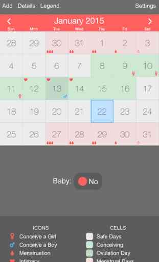 Period Tracker - Menstrual Calendar with Ovulation & Fertility Calculator to Get Pregnant 3