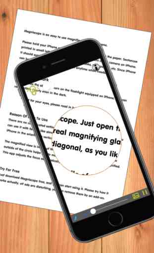Magniscope (easy-to-use magnifying glass) 2