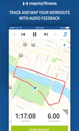 Map My Fitness - GPS Workout Trainer & Tracker 1