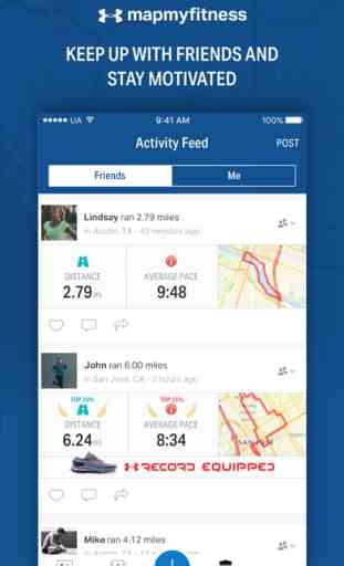 Map My Fitness - GPS Workout Trainer & Tracker 3