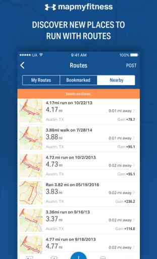 Map My Fitness - GPS Workout Trainer & Tracker 4