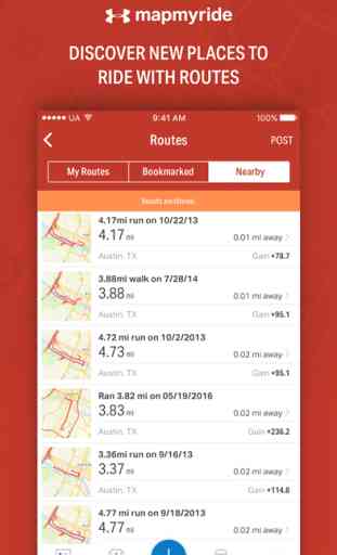 Map My Ride - GPS Cycling & Route Tracker 4