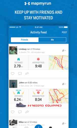 Map My Run - GPS Running & Workout Tracker 3