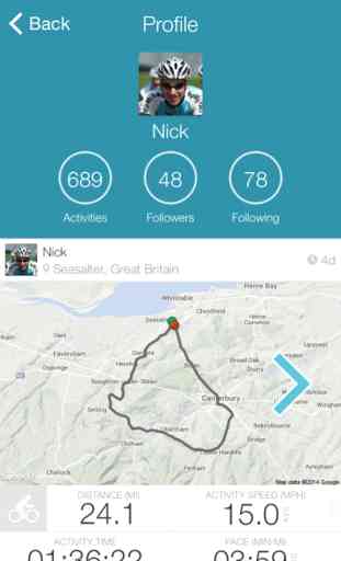 Map My Tracks Cycling - GPS bike ride tracker 3