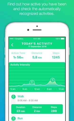 Mate app - Sleep+Activity diary for Embrace watch 3