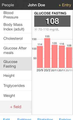 Monitor - Track Diabetes, Cholesterol, BMI & More 1
