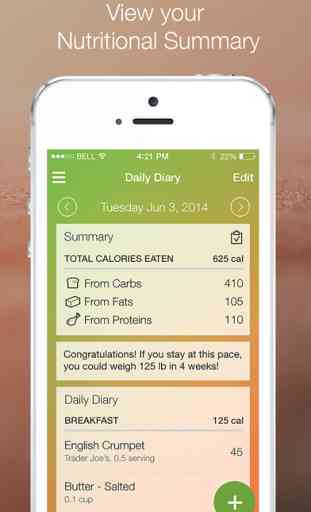 My Diet Diary Calorie Counter App 4