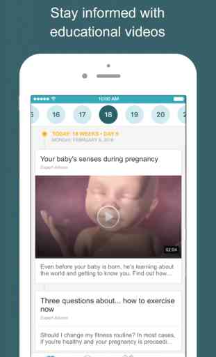 My Pregnancy & Baby Today Daily Calendar & Tracker 4