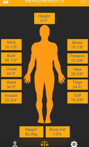 My Size - BMI, Weight, Body Fat & Body Measurement Health Tracker 1