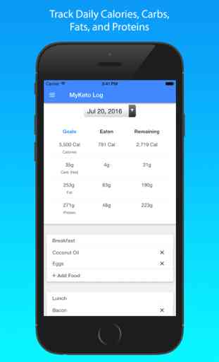 MyKeto Diet Guide - Ketogenic Low Carb Tracker 1