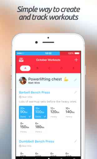 MyTraining: Gym Workout Planner & Weight Lifting 3