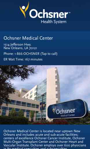 Ochsner ER Wait Times 4