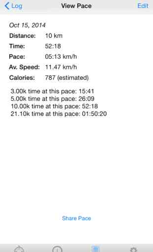 PaceTrack Pace Calculator 4