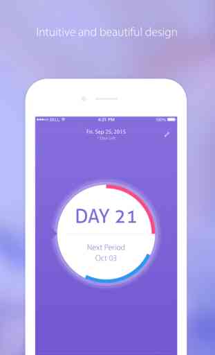 Period Tracker - Menstrual Calendar & Ovulation / Fertility Diary 1