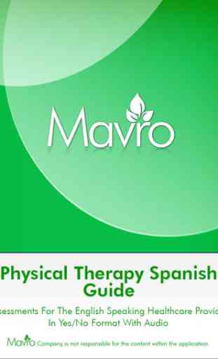 Physical Therapy Spanish Guide 2