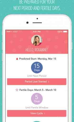 Pink Pad Period & Fertility Tracker Pro 1